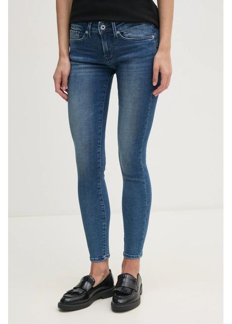 Pepe jeans jeansi skinny jeans lw soho femei culoarea albastru marin pl204583ed8