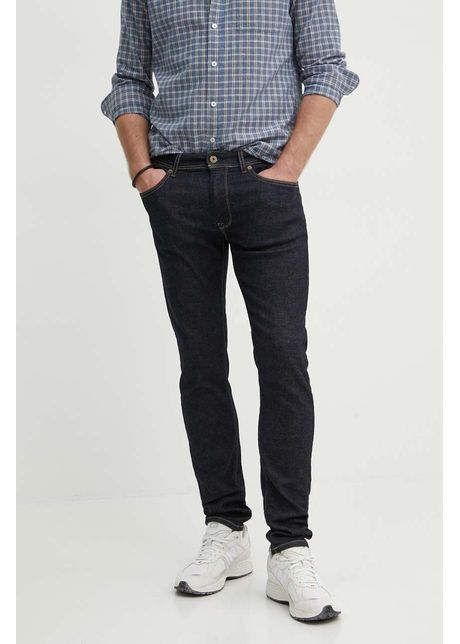 Pepe jeans jeansi tapered jeans barbati culoarea albastru marin pm207390ab1