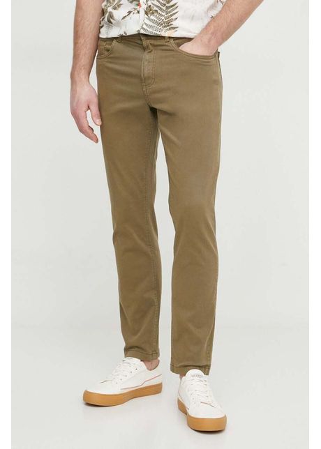 Pepe jeans pantaloni barbati culoarea verde mulata