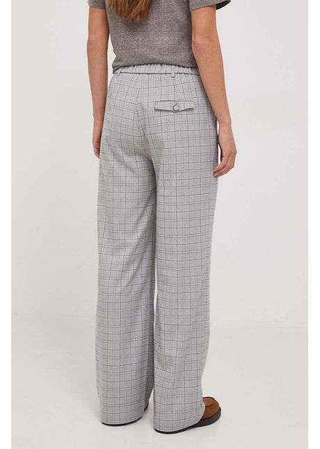 Pepe jeans pantaloni femei culoarea gri drept high waist