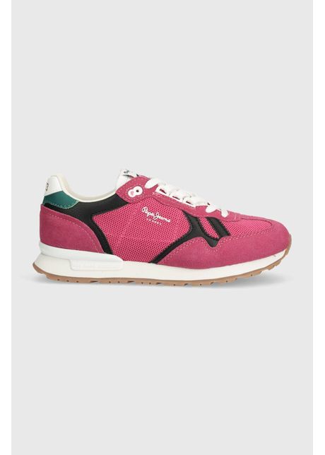 Pepe jeans sneakers pls40008 culoarea roz brit retro w