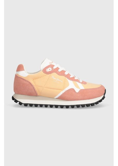 Pepe jeans sneakers pls40013 culoarea portocaliu brit on print w