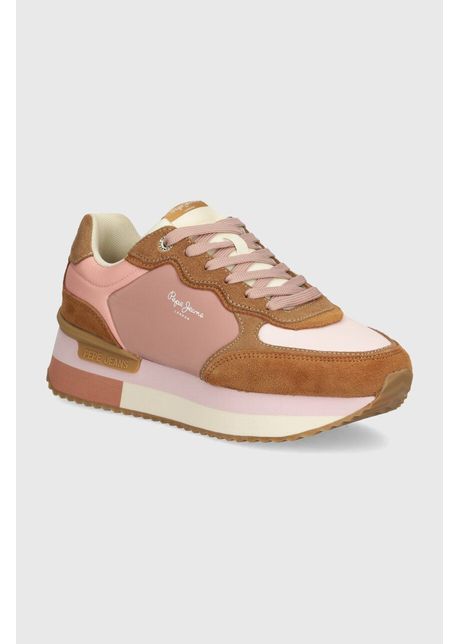 Pepe jeans sneakers pls60025 culoarea maro rusper mania