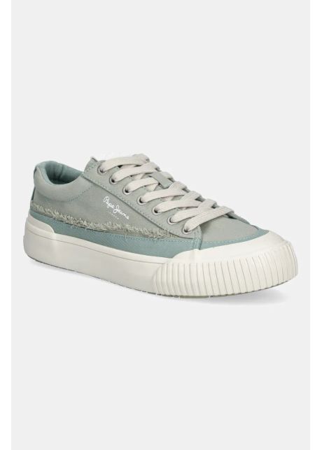 Pepe jeans tenisi ben fresh w culoarea verde pls31589