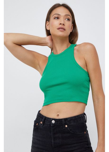 Pepe jeans top femei culoarea verde