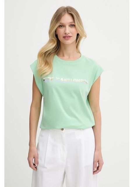 Pepe jeans tricou din bumbac culoarea verde pl506121