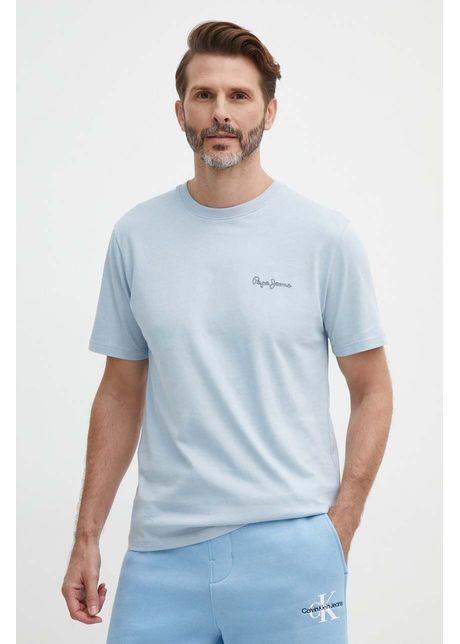 Pepe jeans tricou din bumbac single cliford barbati cu imprimeu pm509367