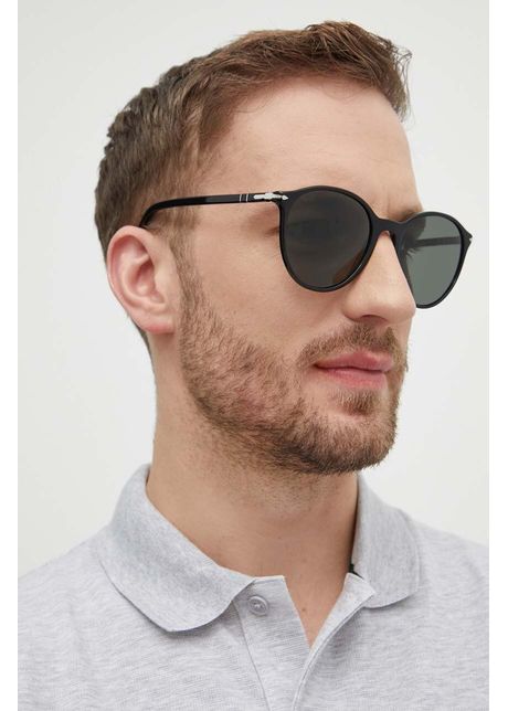 Persol ochelari de soare barbati culoarea negru 0po3350s