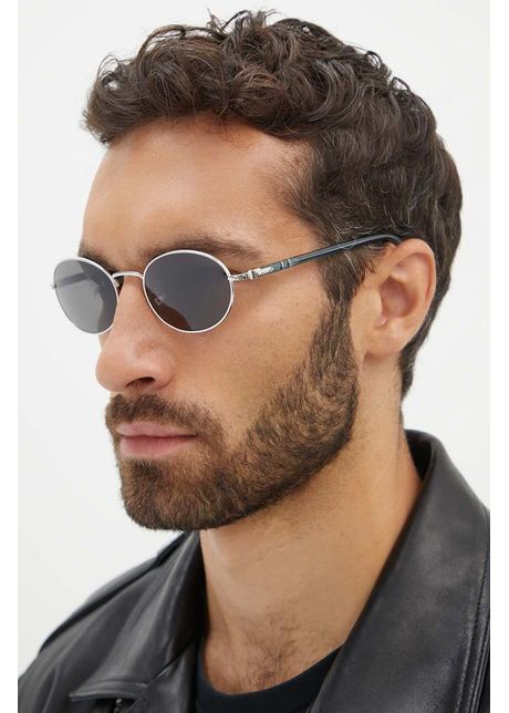 Persol ochelari de soare ida barbati culoarea argintiu 0po1018s