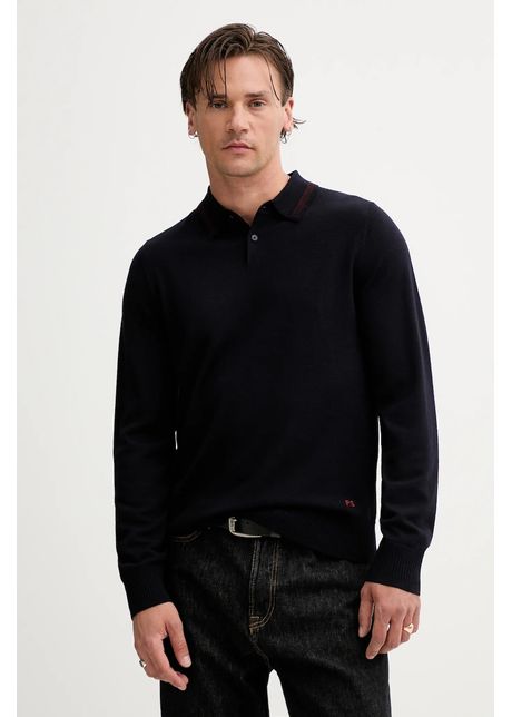 Ps paul smith pulover de l n culoarea bleumarin light m2r 303z t21861