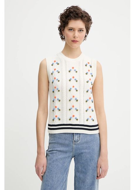 Ps paul smith vest din amestec de l n culoarea bej w2r 592n t31335