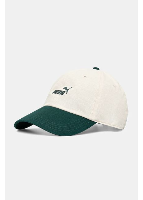 Puma apc de baseball din bumbac culoarea bej cu imprimeu 25988