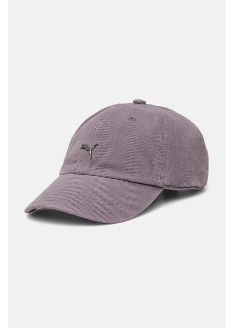 Puma apc de baseball din bumbac gym2k bb culoarea violet neted 025676