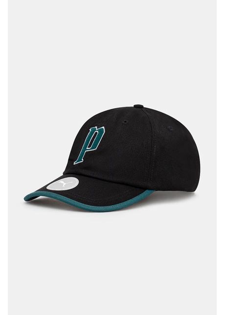 Puma apc de baseball din bumbac play paris retro club culoarea negru cu imprimeu 025512