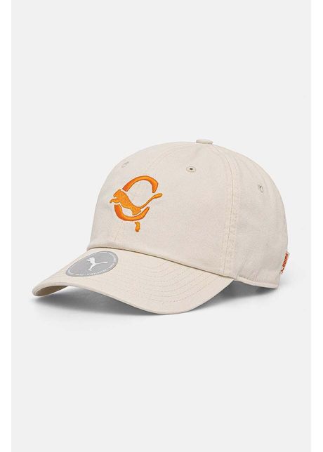 Puma apc de baseball din bumbac puma x carrots dad cap culoarea bej cu imprimeu 25789