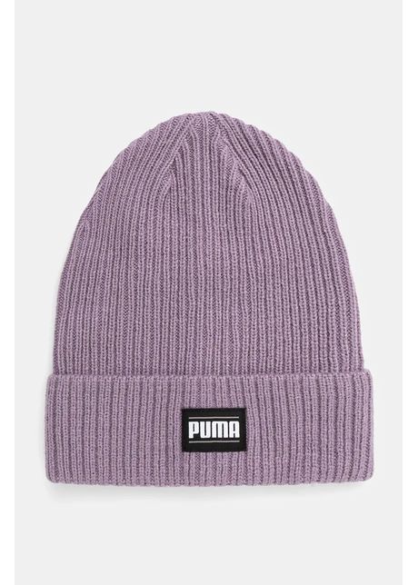 Puma caciula culoarea violet din tesatura neteda