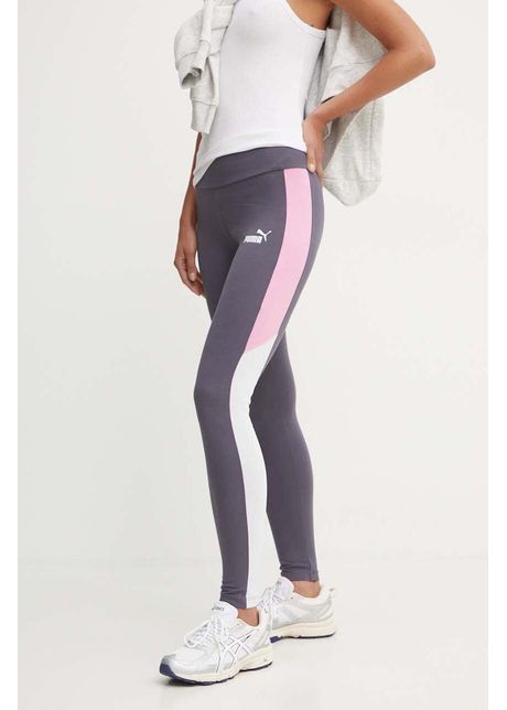 Puma colanti femei culoarea gri modelator 681648