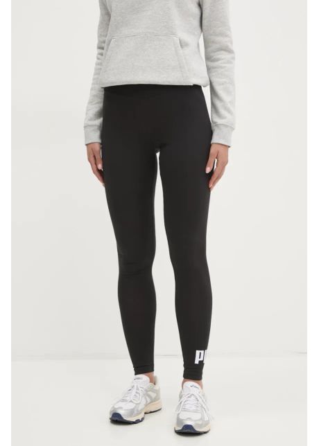 Puma colanti femei culoarea negru cu imprimeu 682426