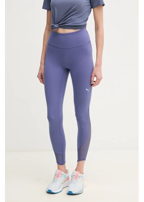 Puma leggins de antrenament cloudspun culoarea violet neted 526662