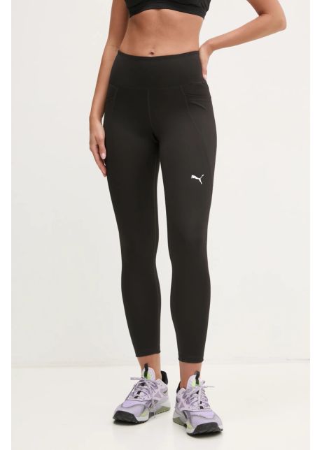 Puma leggins de antrenament essentials culoarea negru neted 525899