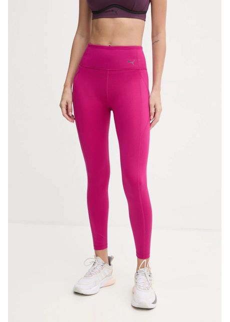 Puma leggins de antrenament favorite forever culoarea violet neted 520267