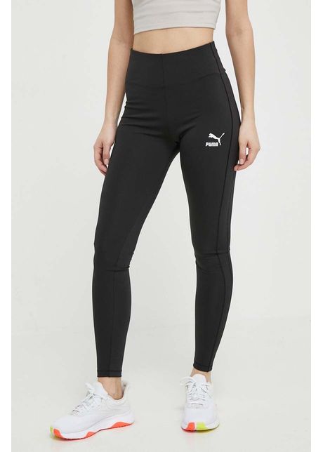 Puma leggins de antrenament t7 culoarea negru uni 624215