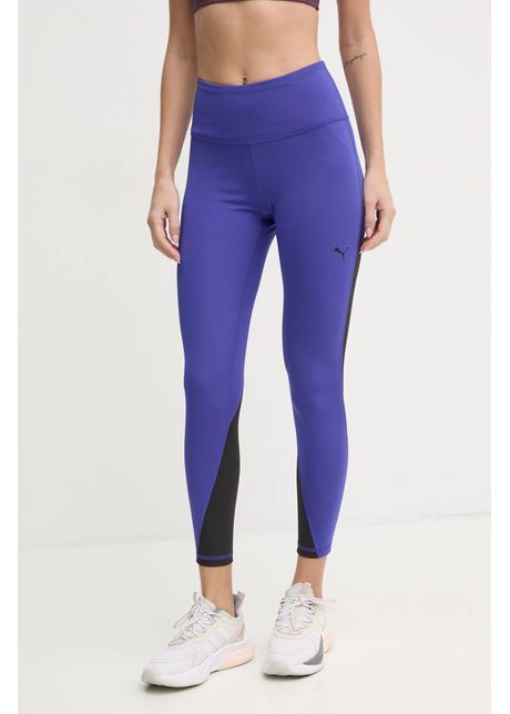 Puma leggins de antrenament train all day culoarea violet modelator