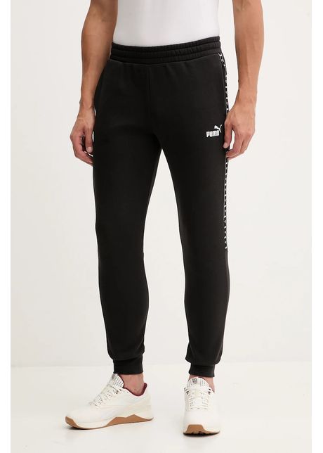 Puma pantaloni de trening culoarea negru, cu imprimeu, 684679