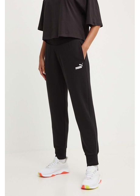Puma pantaloni de trening culoarea negru melanj 586842