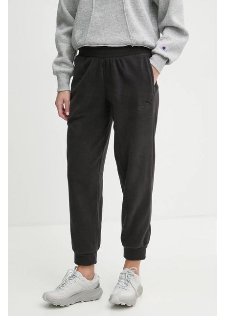 Puma pantaloni de trening culoarea negru, neted, 681532