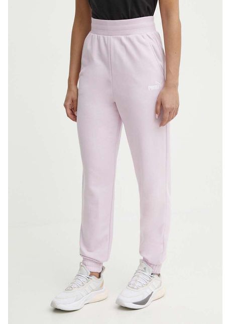 Puma pantaloni de trening culoarea roz uni 847093