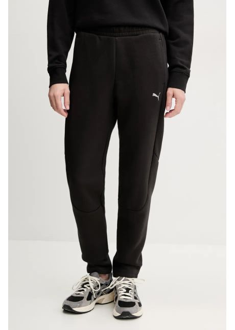Puma pantaloni de trening femei culoarea negru neted 685051