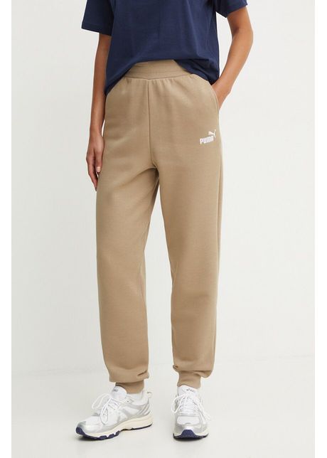 Puma pantaloni femei culoarea verde neted