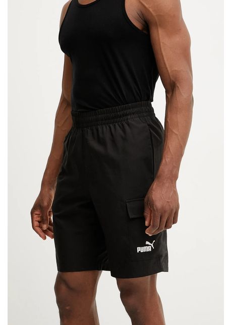 Puma pantaloni scur i b rba i culoarea negru 682664