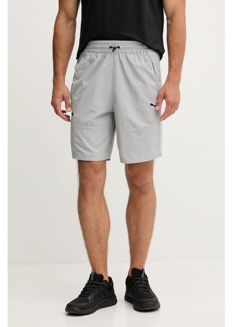 Puma pantaloni scurți de antrenament PUMATECH culoarea gri, 688047