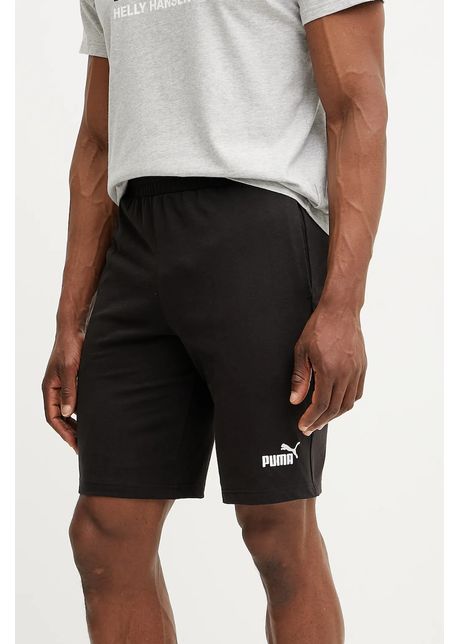 Puma pantaloni scur i din bumbac b rba i culoarea negru 682600