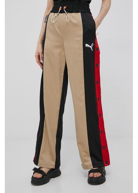 Puma pantaloni title nine 532498 femei culoarea negru modelator