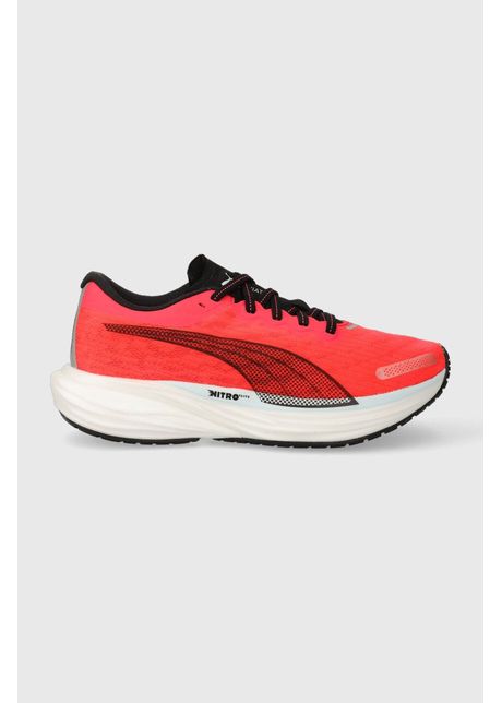 Puma pantofi de alergat deviate nitro 2 culoarea rosu