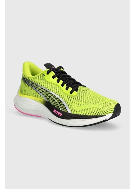 Puma pantofi de alergat velocity nitro 3 culoarea verde 380081