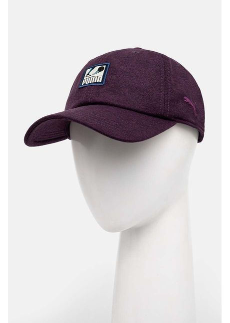 Puma sapca classics graphic dad cap culoarea violet cu imprimeu 025490
