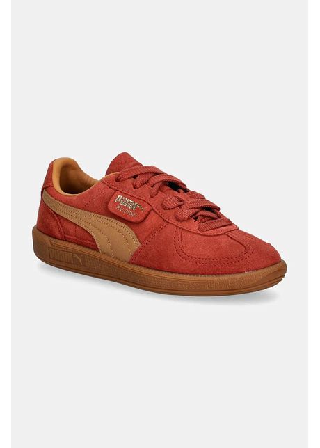 Puma sneakers din piele intoars palermo cobalt glaze culoarea portocaliu 396463
