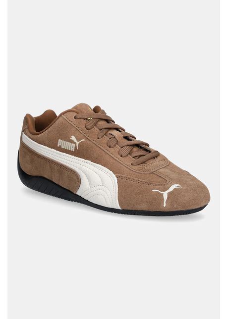 Puma sneakers din piele intoars speedcat og culoarea maro 398846