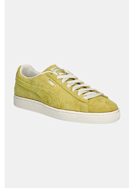 Puma sneakers din piele intoars suede the neverworn iv culoarea verde 398945
