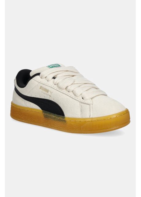 Puma sneakers din piele intoars suede xl dark risk culoarea bej 401348