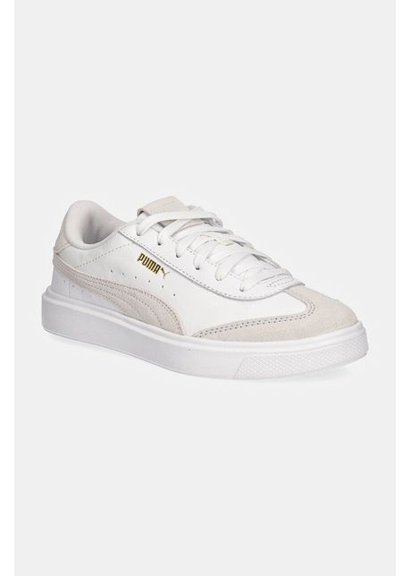 Puma sneakers din piele lajla t toe culoarea alb 397734