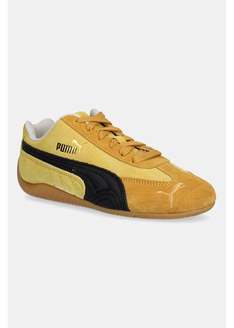 Puma sneakers din piele întoarsă Speedcat culoarea galben, 406329