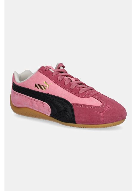 Puma sneakers din piele întoarsă Speedcat culoarea roz, 406329