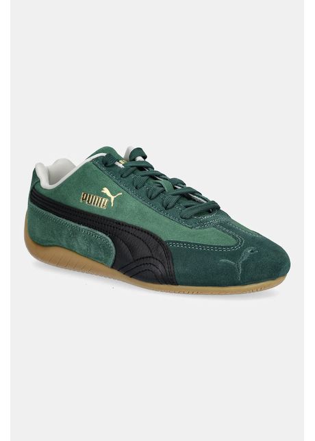 Puma sneakers din piele întoarsă Speedcat culoarea verde, 406329