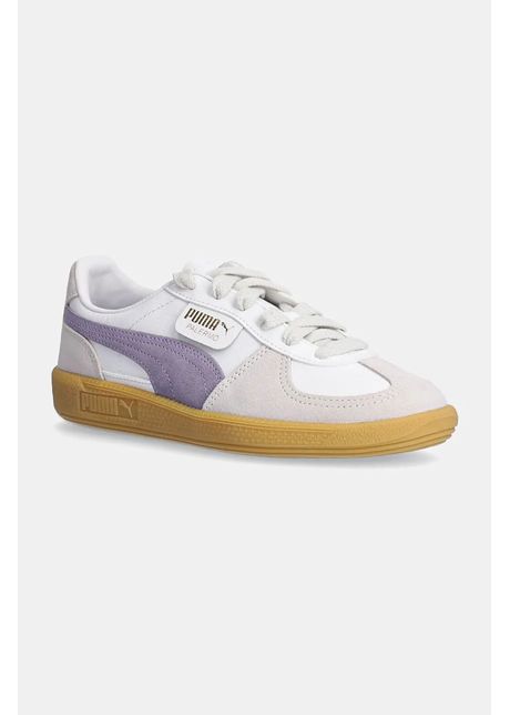 Puma sneakers din piele palermo culoarea violet 396464