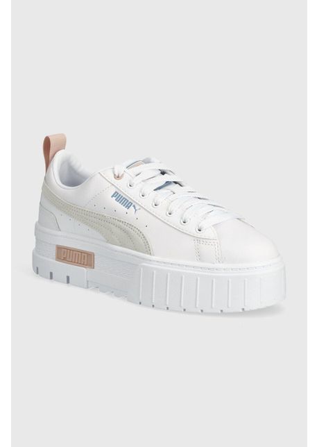 Puma sneakers mayze lth culoarea alb cu platform 381983